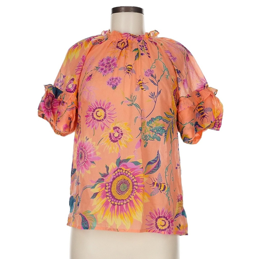 New with tags Banjanan Coral Top with Bees